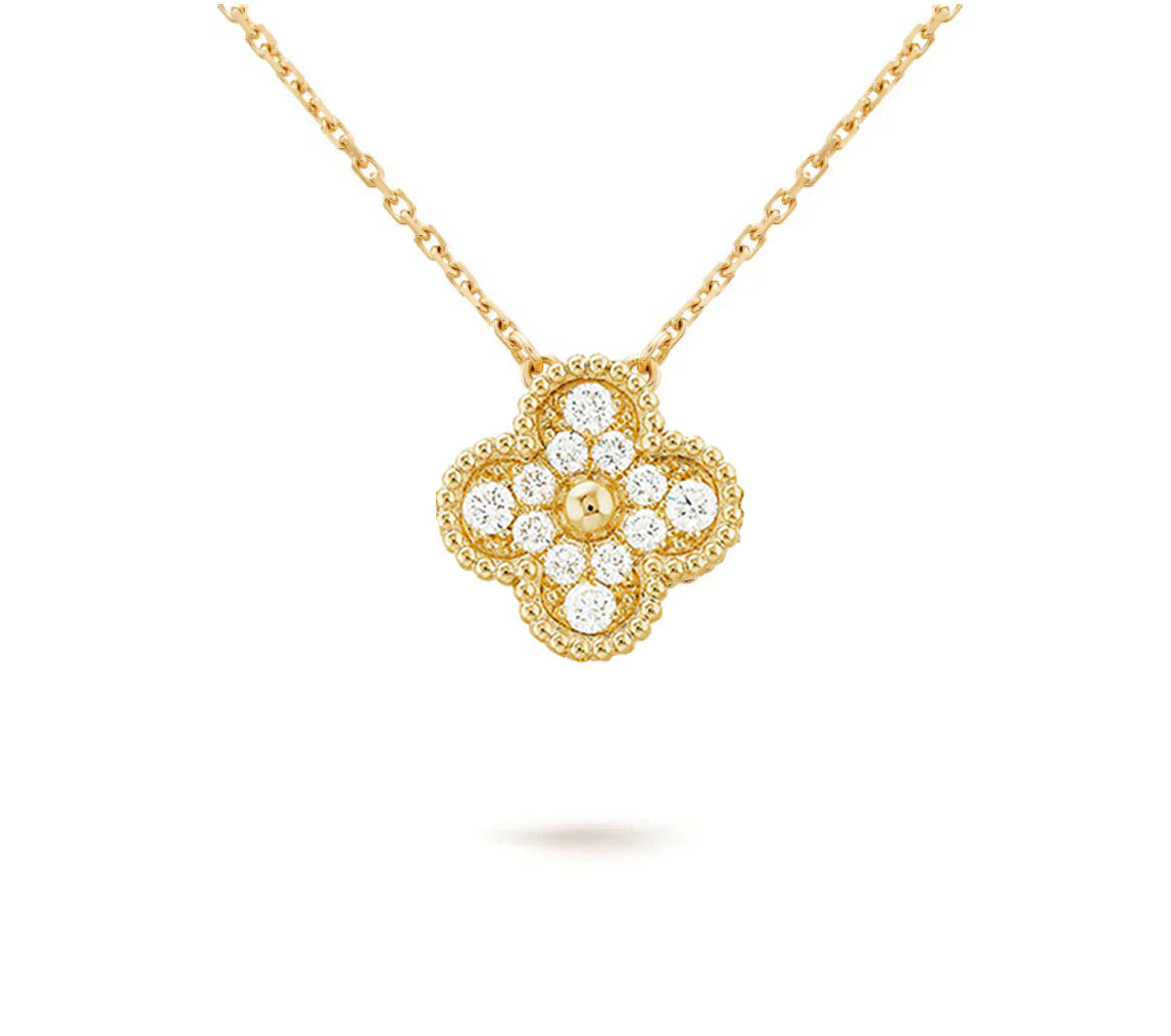 CLOVER 15MM SINGLE FLOWER NECKLACE COLLECTION