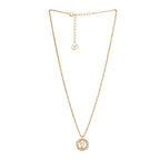 BY NIGHT DIAMOND PAVED NECKLACE