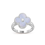 CLOVER SILVER DIOMND RING COLLECTION