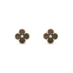 CLOVER  15MM DIAMOND EARRINGS COLLECTION