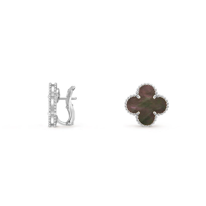 CLOVER SILVER 15MM MOP EARRINGS COLLECTION