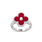 CLOVER SILVER DIOMND RING COLLECTION