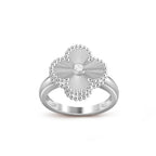 CLOVER SILVER DIOMND RING COLLECTION