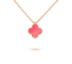 CLOVER MINI 9.5MM CARNELIANS NECKLACE COLLECTION