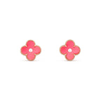 CLOVER  15MM DIAMOND EARRINGS COLLECTION