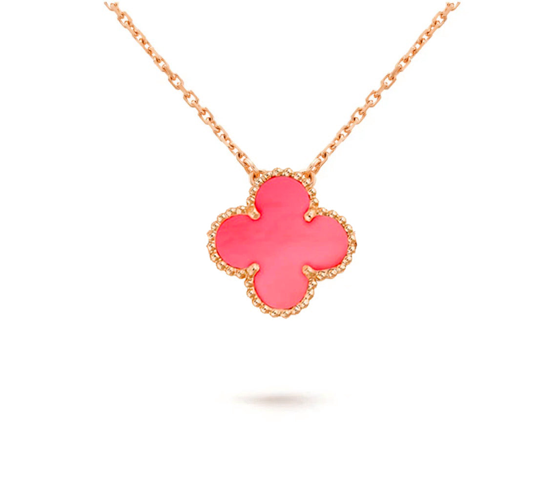 CLOVER 15MM SINGLE FLOWER NECKLACE COLLECTION