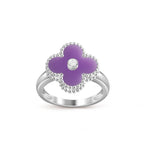 CLOVER SILVER DIOMND RING COLLECTION