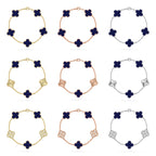 CLOVER 5 MOTIF LAPIS LAZULI BRACELET COLLECTION