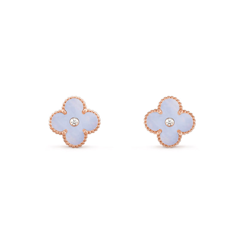 CLOVER  15MM DIAMOND EARRINGS COLLECTION