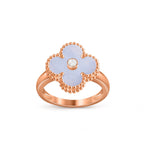 CLOVER DIAMOND RING ROSE GOLD COLLECTION