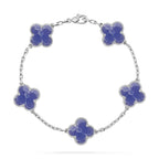 CLOVER 5 MOTIF BLUE VEINS BRACELET COLLECTION
