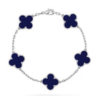 CLOVER 5 MOTIF LAPIS LAZULI BRACELET COLLECTION