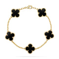 CLOVER 5 MOTIF ONYXS BRACELET COLLECTION