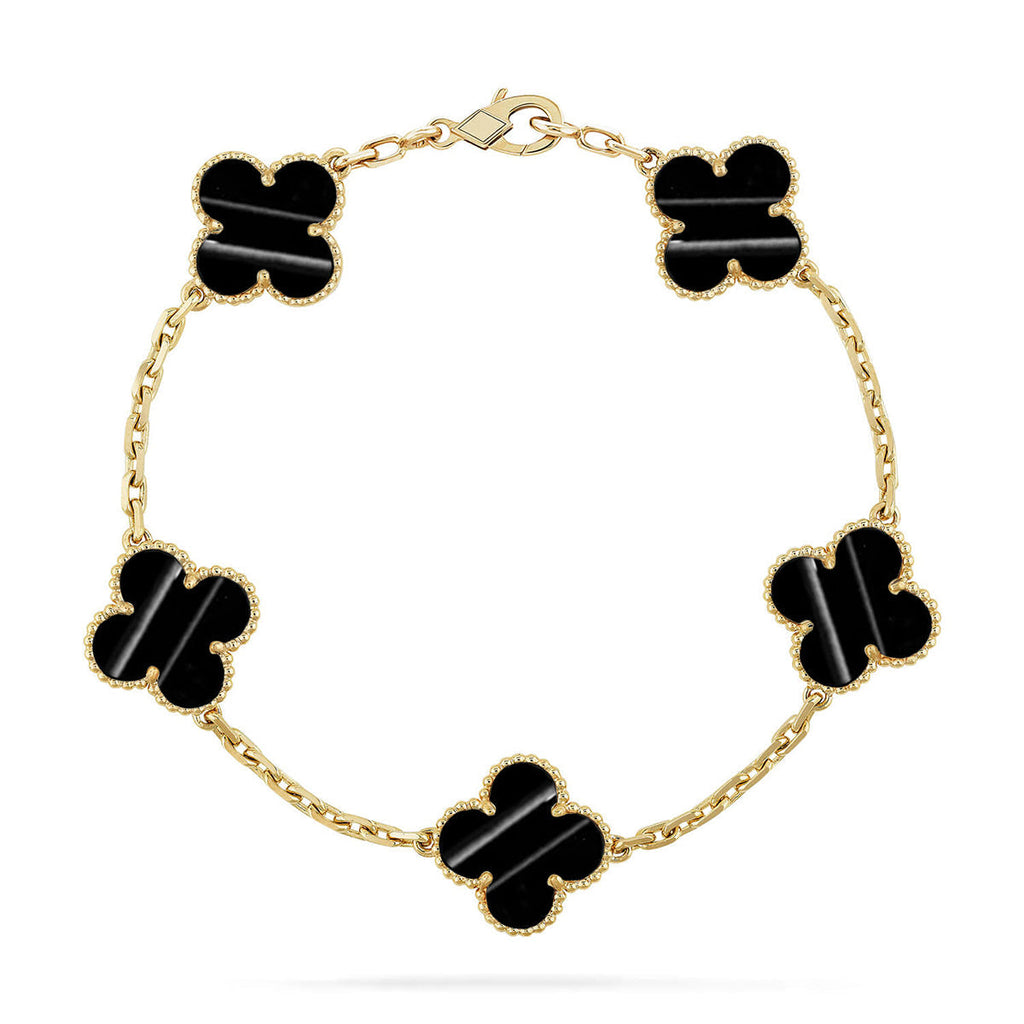 CLOVER 5 MOTIF PULSAR STONE BRACELET COLLECTION