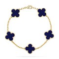 CLOVER 5 MOTIF LAPIS LAZULI BRACELET COLLECTION