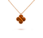 CLOVER MINI 9.5MM CARNELIANS NECKLACE COLLECTION