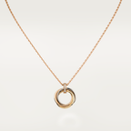 TRINITY NECKLACE GOLD  DIAMONDS