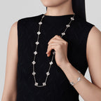 CLOVER 20 MOTIFS  LASER SILVER