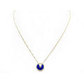 AMULETTE ROSE GOLD AGATE NECKLACE