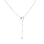 FINESSE SILVER DIAMOND NECKLACE
