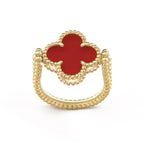 CLOVER RIVERSIBLE RING GOLD COLLECTION