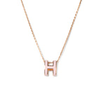 POP H PEDANT PINK GOLD