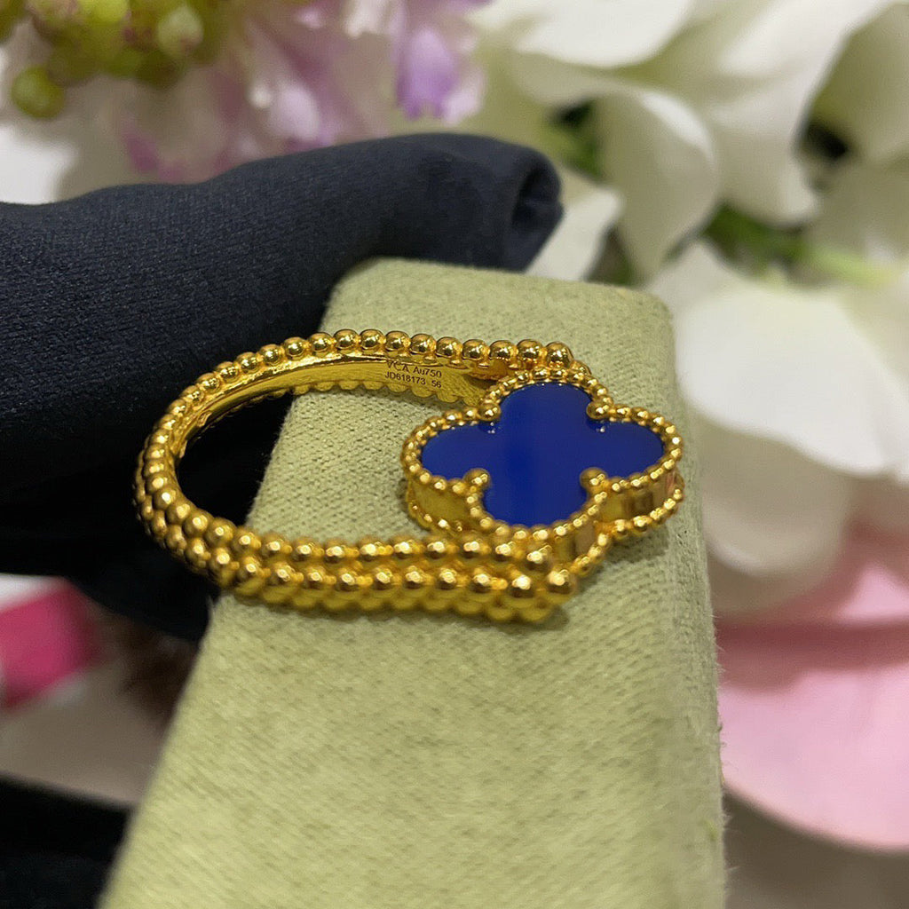 CLOVER RIVERSIBLE RING GOLD COLLECTION