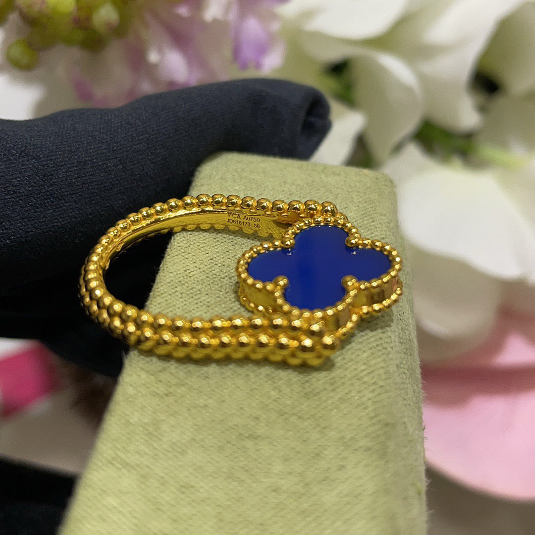 CLOVER RIVERSIBLE RING GOLD COLLECTION