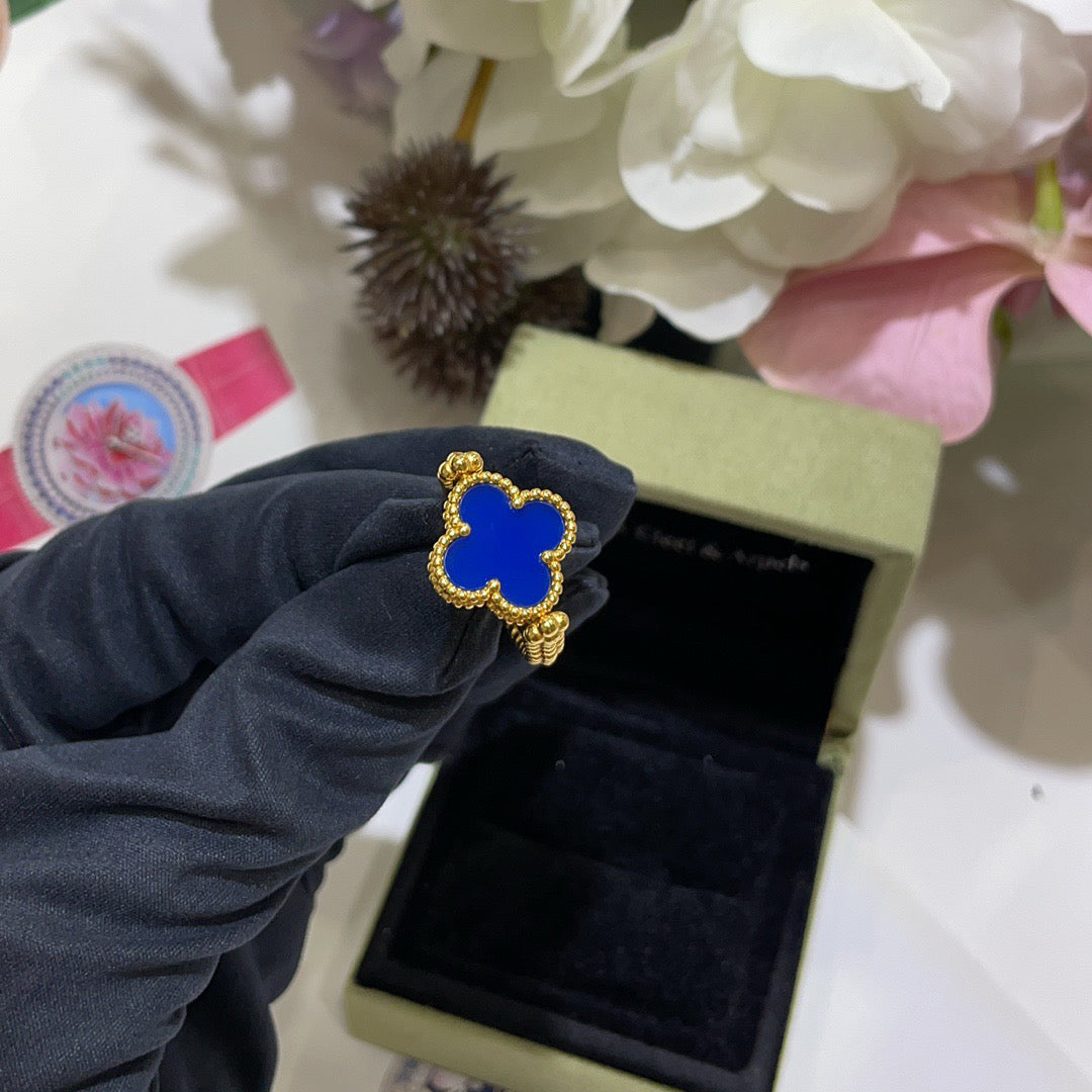CLOVER RIVERSIBLE RING GOLD COLLECTION