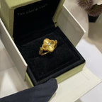 CLOVER RIVERSIBLE RING GOLD COLLECTION
