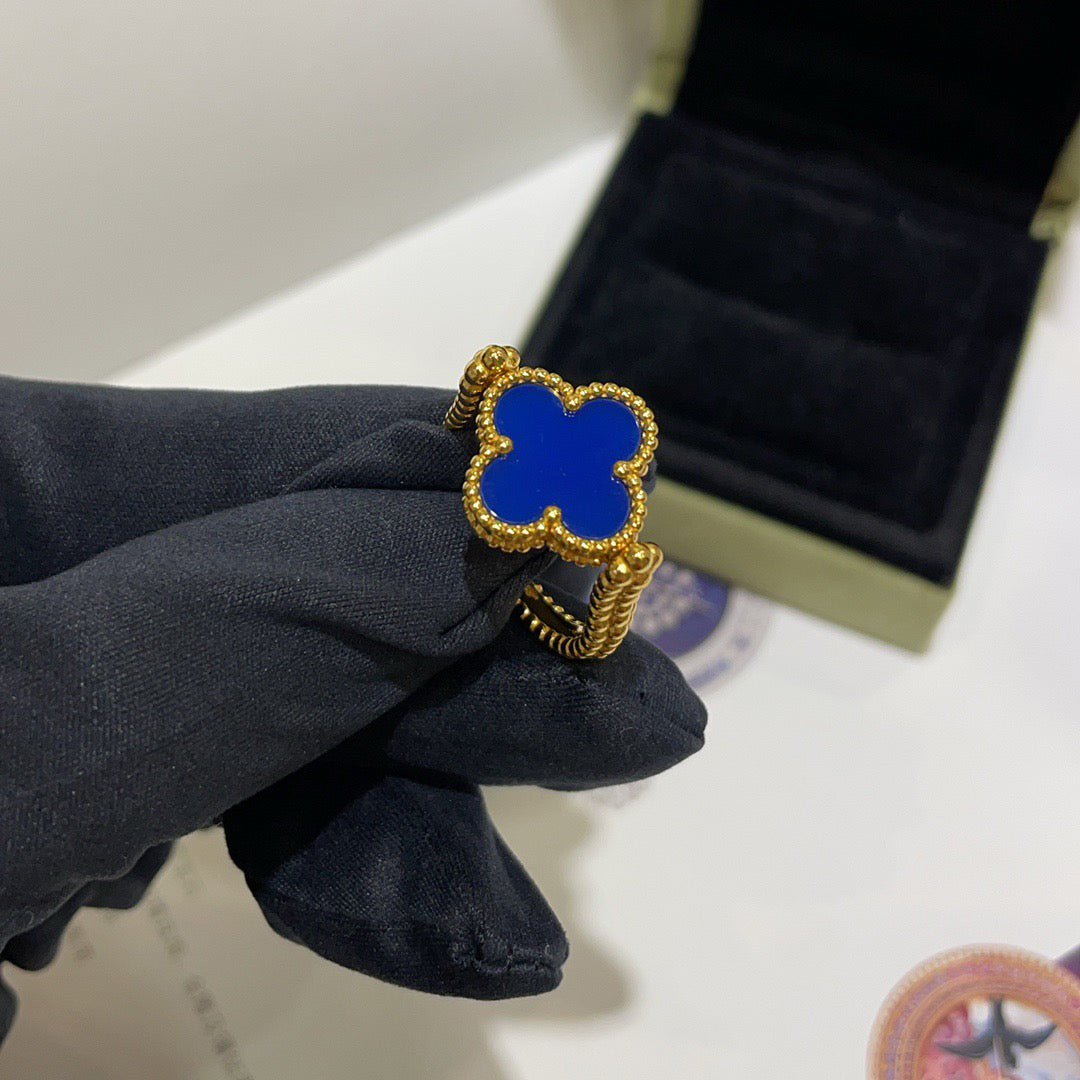 CLOVER RIVERSIBLE RING GOLD COLLECTION