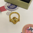 CLOVER RIVERSIBLE RING GOLD COLLECTION