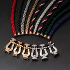 FORCE LARGE HORSESHOE FULL DIAMOND BRACELET ROSE GOLD