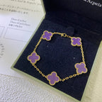 CLOVER 5 MOTIF VIOLET BRACELET COLLECTION