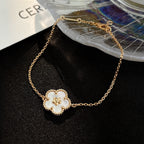 LUCKY WHITE MOP PLUM BLOSSOM  BRACELET