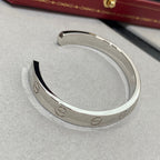 LOVE BRACELET 6.1MM 1 DIAMOND OPEN CUFF