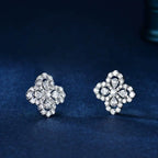 LOOP EARRINGS FULL MOTIF DIAMOND 16MM