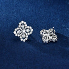 LOOP EARRINGS FULL MOTIF DIAMOND 16MM