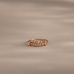 Bubble Name Ring