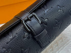 ETUI 3 MONTRES MONOGRAM TAURILLON BLACK CALFSKIN