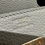 HM BIRKIN 30CM CLOUD BLUE TOGO LEATHER SILVER HARDWARE