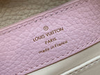CAPUCINES MINI 21 IN LIGHT PINK TAURILLON LOVELOCK GOLD HARDWARE