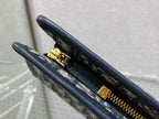 OBLIQUE BOOK TOTE 26 IN DARK BLUE MONOGRAM JACQUARD