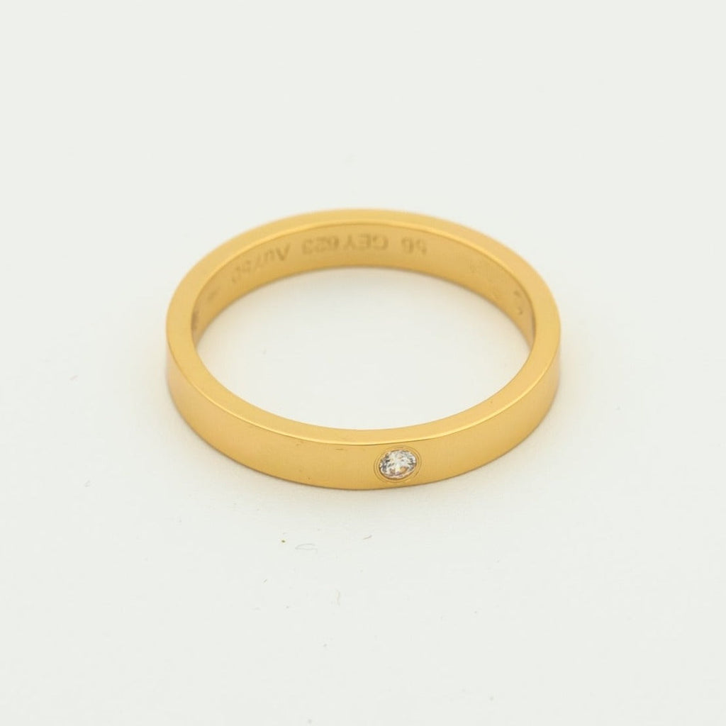 LOVE RING 4MM 1 DIAMOND