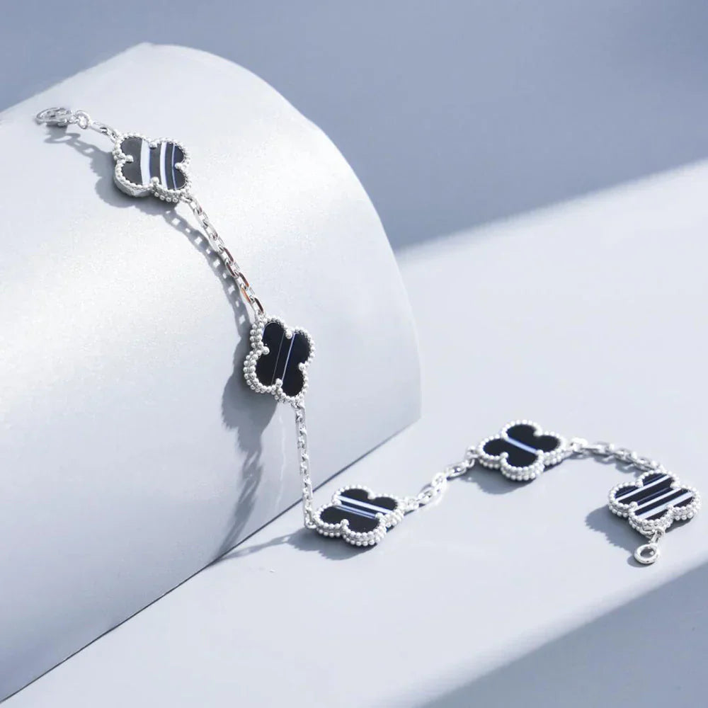 CLOVER 5 MOTIF PULSAR STONE BRACELET COLLECTION