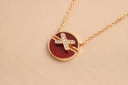 JEUX DE ROSE GOLD DIAMOND NECKLACE