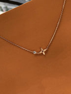 BLOSSOM PENDANT PINK GOLD AND DIAMOND
