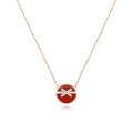 JEUX DE ROSE GOLD DIAMOND NECKLACE