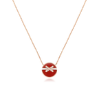 JEUX DE ROSE GOLD DIAMOND NECKLACE