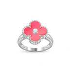 CLOVER SILVER DIOMND RING COLLECTION
